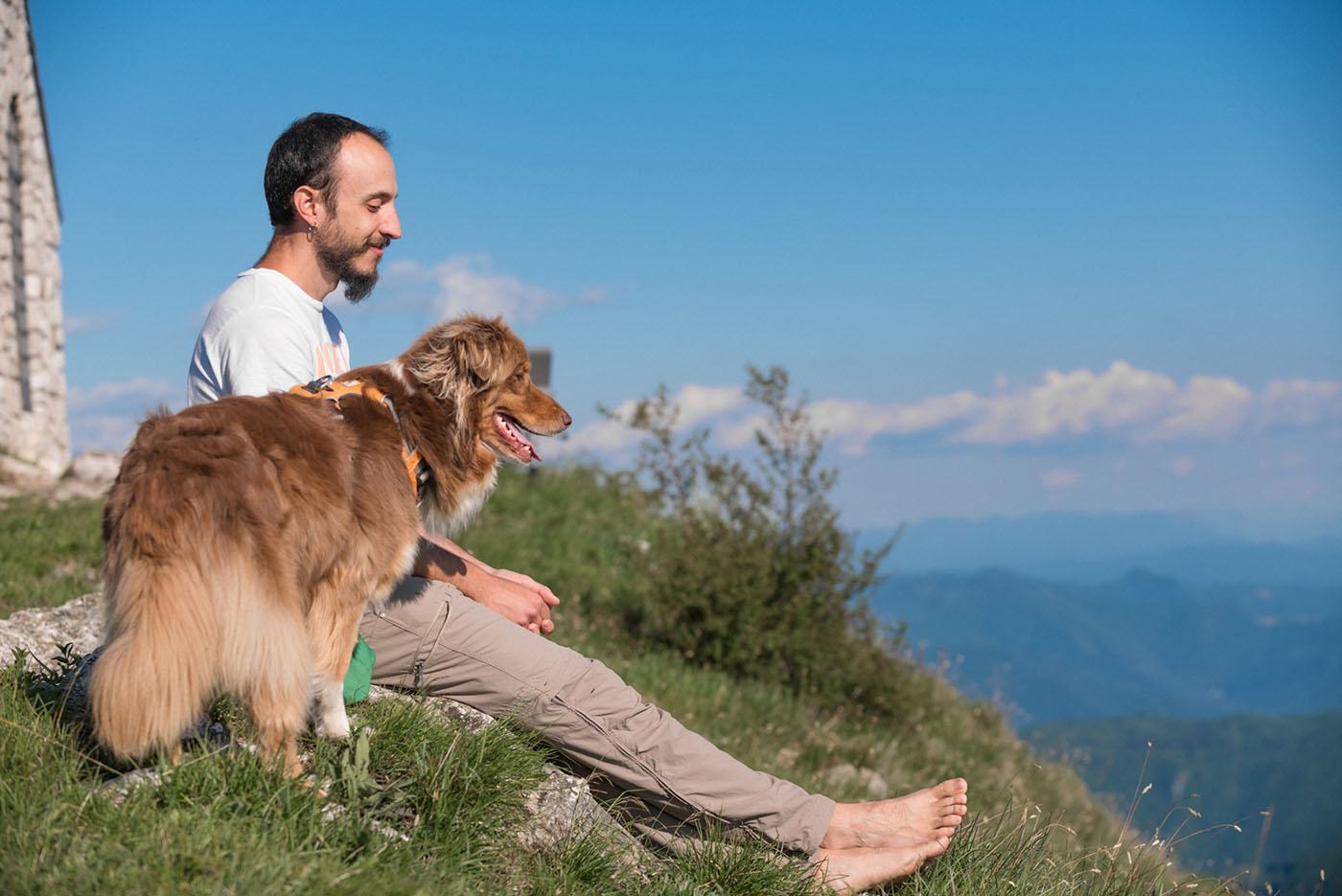 Francesco Desomaro Educatore cinofilo Thinkdog, Tecnico Amarok dog trekking I livello, Tecnico specializzato cuccioli